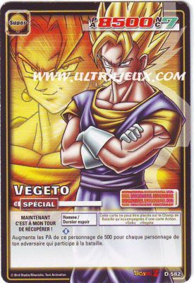 Carte dragon ball z serie 10