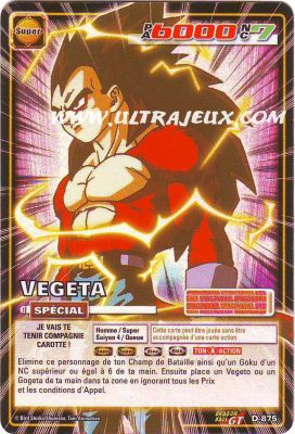 Carte dragon ball z serie 10