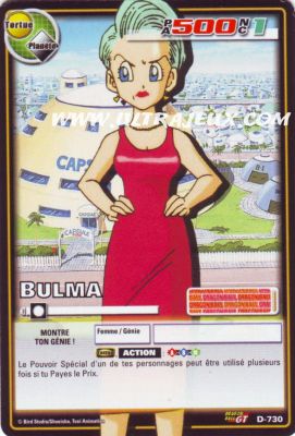 Bulma de l'�dition S�rie 8