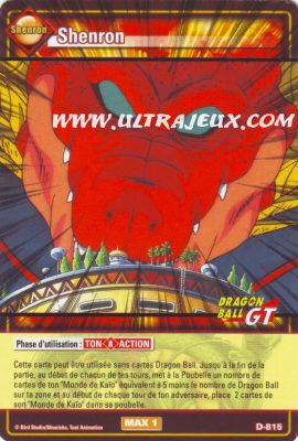 Shenron de l'�dition S�rie 8