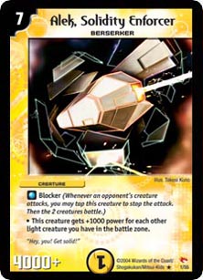 Alek, Solidity Enforcer de l'�dition Rampage of the Super Warriors