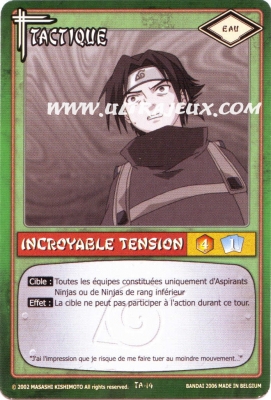 Incroyable Tension de l'�dition S�rie 1