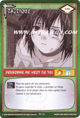 Personne Ne Veut De Toi de l'�dition S�rie 1