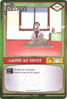Laisse au repos de l'�dition S�rie 1