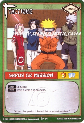 Refus de mission de l'�dition S�rie 1