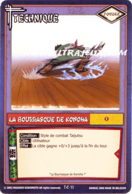 La Bourrasque de Koncha de l'�dition S�rie 1