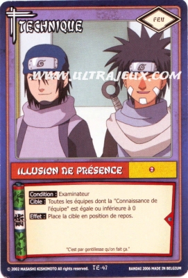 Illusion de pr�sence de l'�dition S�rie 1