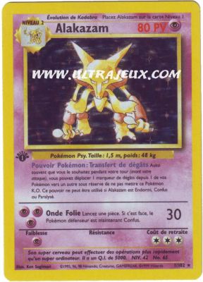 Alakazam de l'�dition Set de Base