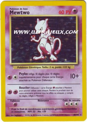 Mewtwo de l'�dition Set de Base
