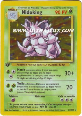 Nidoking de l'�dition Set de Base
