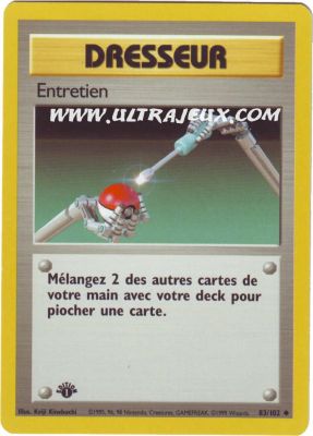 Entretien de l'�dition Set de Base