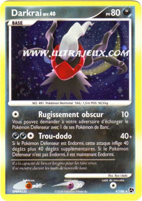 Darkrai de l'�dition Diamant et Perle : Duels au Sommet