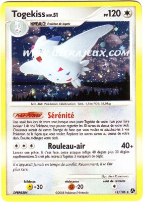 Togekiss de l'�dition Diamant et Perle : Duels au Sommet
