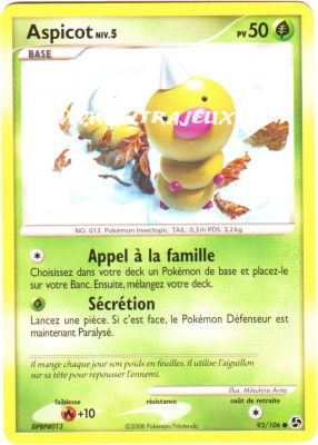 Aspicot de l'�dition Diamant et Perle : Duels au Sommet