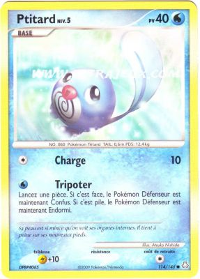 Ptitard Niv.5 de l'�dition Diamant et Perle : Eveil des L�gendes
