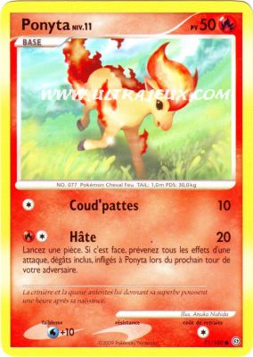 Ponyta de l'�dition Diamant et Perle : Temp�te