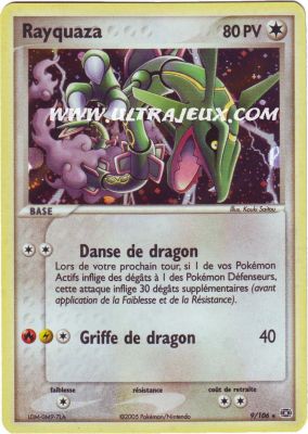 Rayquaza de l'�dition EX : Emeraude