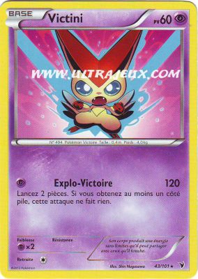 Carte pokemon victini