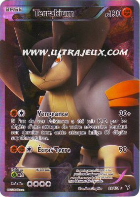 Carte pokemon noir et blanc ultra rare
