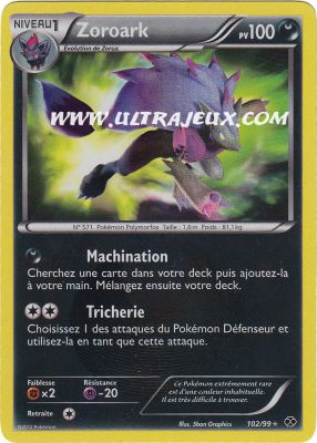 Carte pokemon zoroark