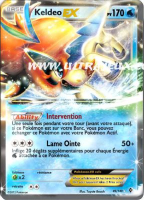 Carte pokemon keldeo ex