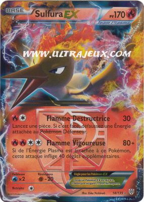 Carte pokemon sulfura ex