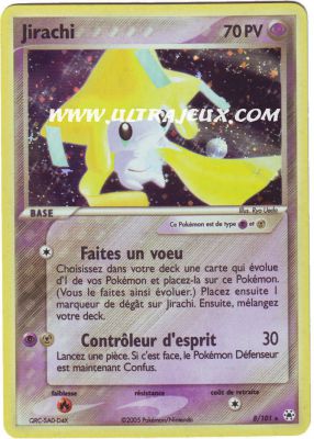 Jirachi de l'�dition EX : L�gendes Oubli�es