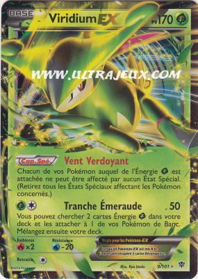 Carte pokemon viridium ex