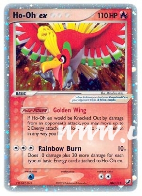 Carte pokemon ho oh
