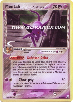 Mentali de l'�dition EX : Esp�ces Delta