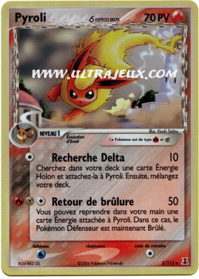 Pyroli de l'�dition EX : Esp�ces Delta