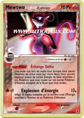 Mewtwo de l'�dition EX : Esp�ces Delta