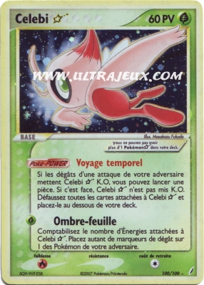Celebi Star de l'�dition EX : Gardiens de Cristal