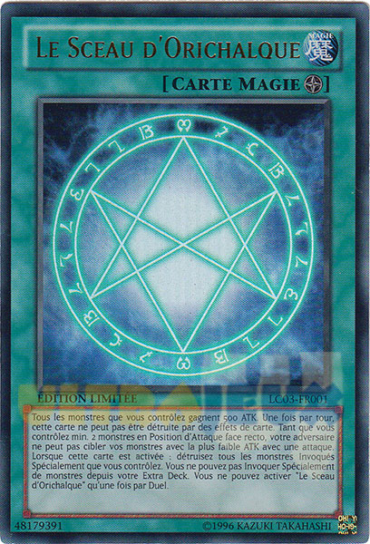 Carte yu gi oh orichalque