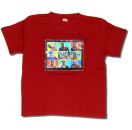 T Shirt Slam Attax All Stars Animated Rouge & Couleur 8/10 Ans
