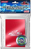 Prot�ges Cartes Format JAP Yu-Gi-Oh! Officiel Konami - 5d's Holography Red Par 100
