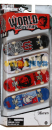 Coffrets de Finger Skate Tech Deck 4 Pack - World Industries