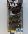 Coffrets de Finger Skate Tech Deck 3 Finger Skate + Stickers Baker Skateboards
