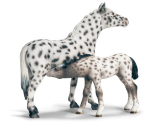 Chevaux - Equitation Schleich Jument Knabstrupper