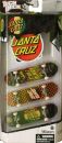 Coffrets de Finger Skate Tech Deck 3 Finger Skate + Stickers Santa Cruz