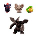Figurine Pok�mon Lot De 4 Figurine Pok�mon Noir & Blanc - Zekrom