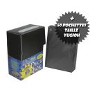 Prot�ges Cartes Format JAP  Deck Box Noir Ultrapro + 50 Pochettes