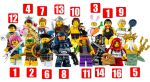 Figurines LEGO Minifigures S�rie 7 - 11 - L'hippie
