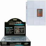Feuilles de classeur  Lot De 100 Feuilles De Classeur Ultrapro Side Load