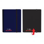 Portfolios  Pro-binder - Bleu & Noir - 20 Pages De 8 Cases