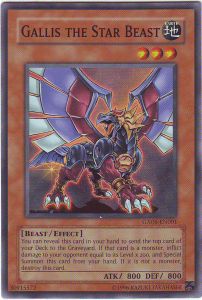 Cartes Sp�ciales Gallis The Star Beast