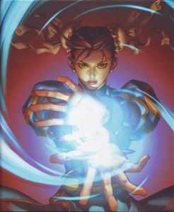 Classeurs Street Fighter Ken & Chun Li (10 Pages 4 Cases)