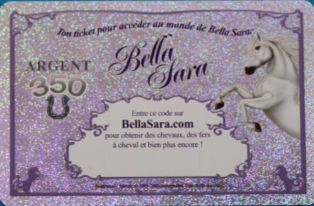 Tickets Ticket Bella Sara Familles Royales - Argent