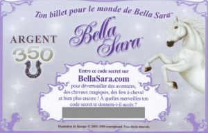 Tickets Ticket Bella Sara Le Bal De Bella - Argent