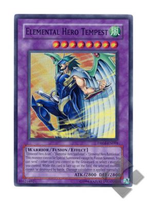 Cartes Cr�atures Sp�ciales Elemental Hero Tempest